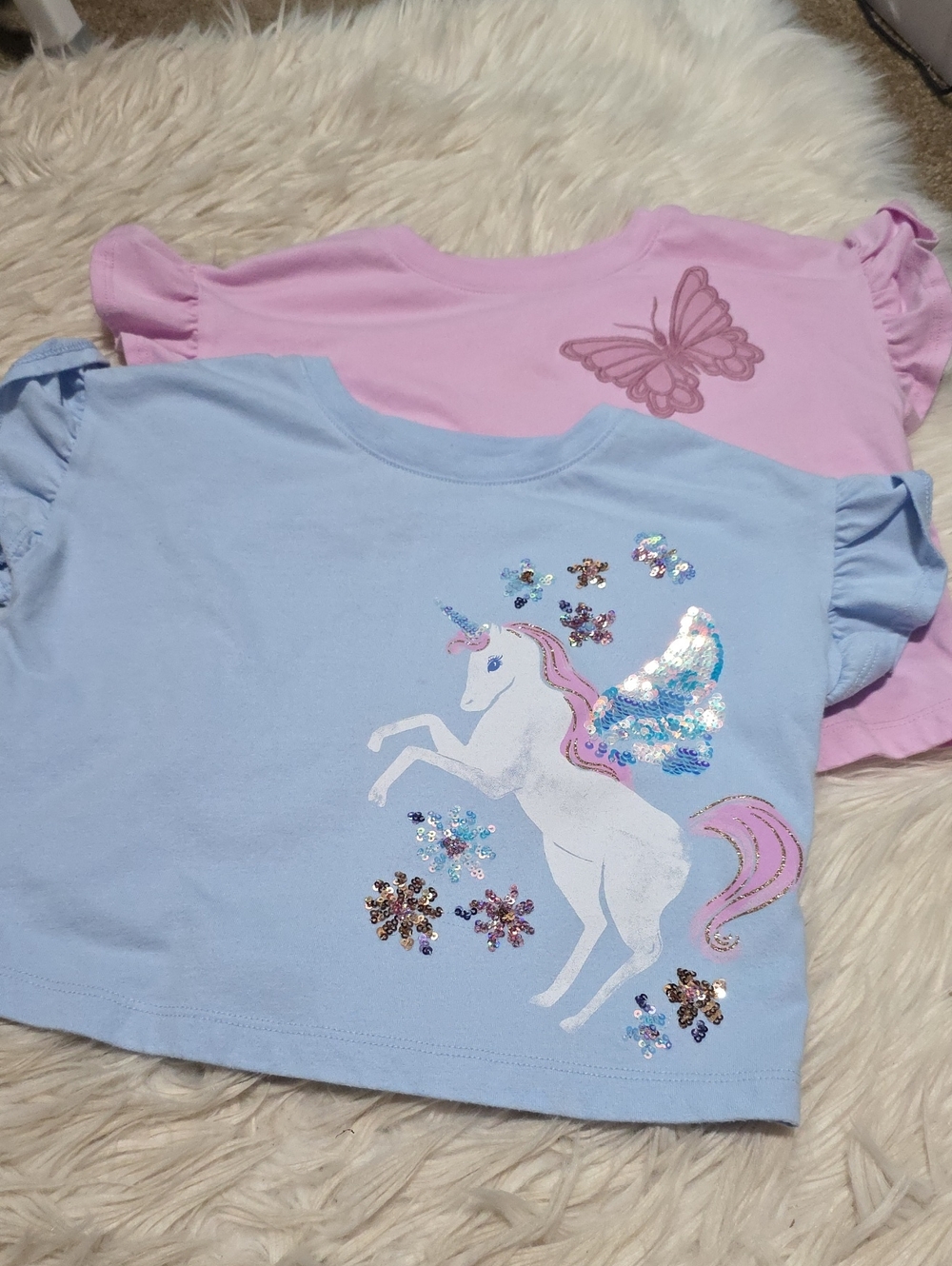 (2) Jumping Beans Flutter Sleves T Shirts- 5